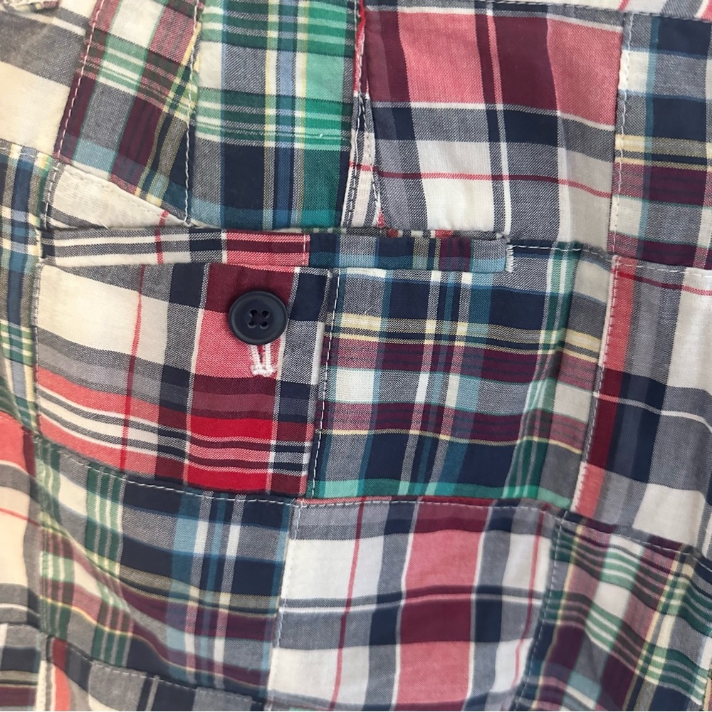 Talbots Madras Plaid Weekend Chino Shorts - Picture 8 of 12